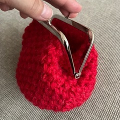 毛糸がま口①の画像