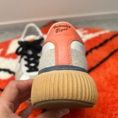 23.5cmオニツカタイガー　厚底スニーカーの画像