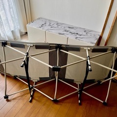 【新品、未使用！】折り畳み簡易ベッド の画像