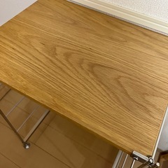 無印良品　ステンレスユニットシェルフ・オーク材棚セット・小の画像