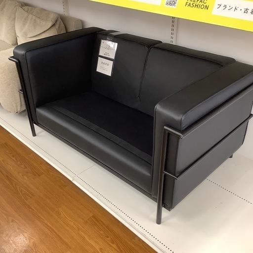 アーバン通商 2人掛けコルビジェ風ソファー 【トレファク 川越店】