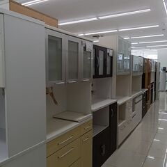 ★リユースのサカイ日立店★HJ7831  レンジボード シルバー H180×D42×W85 クリーニング済み の画像