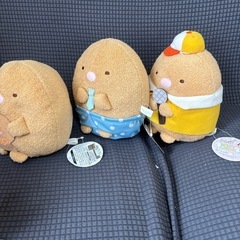 すみっコぐらし とんかつ ぬいぐるみの画像