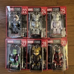 MARVEL STUDIOS／Happyくじ「BE@RBRICK」19点　まとめ売りの画像