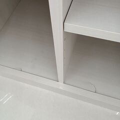 ★リユースのサカイ日立店★HJ7833 NITORI レンジ台 ホワイト H105×D40×W75 クリーニング済み の画像