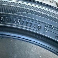 225/45R18 2024年製　タイヤ３本　８部溝の画像
