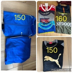 男の子用　長袖　半袖　ジャージ　半ズボンの画像