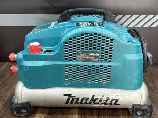 【ジャンク品】マキタ Makita AC461XS エアコンプレッサ 高圧/常圧 ※再起動時うまくエアが溜まりません【ハンズクラフト佐