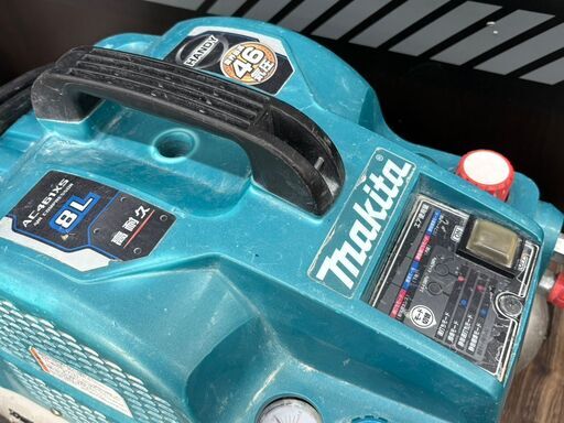 【ジャンク品】マキタ Makita AC461XS エアコンプレッサ 高圧/常圧 ※再起動時うまくエアが溜まりません【ハンズクラフト佐