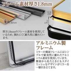大型スタンドミラー 120×60の画像