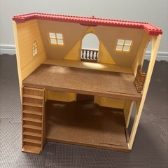 受付一時停止中【消毒済み】シルバニア　赤い屋根のお家の画像