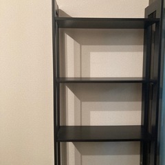 IKEA キャビネット　黒の画像