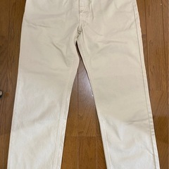 新品未使用 Lee デニム　サイズ34 e524  ホワイト？ベージュ　ジーンズ　の画像
