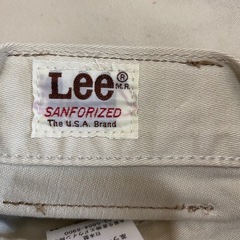 新品未使用 Lee デニム　サイズ34 e524  ホワイト？ベージュ　ジーンズ　の画像
