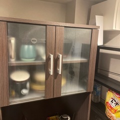 ニトリ　食器棚の画像