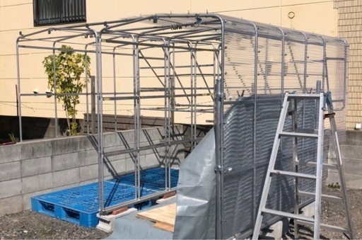 軽トラック用　高幌　☆特注☆幌　  倉庫　物置