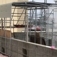 軽トラック用　高幌　☆特注☆幌　  倉庫　物置の画像