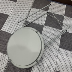 ◇サイドテーブル◇グレー◇の画像