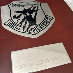 【アメリカ空軍】記念プレートの画像