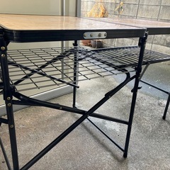 【キャンプ用品】コールマンキッチンテーブルの画像