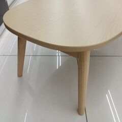 ★リユースのサカイ日立店★HJ7835 NITORI テーブル ナチュラルベージュ H32×D45×W90 クリーニング済み の画像