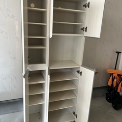ミラー付きシューズボックスの画像