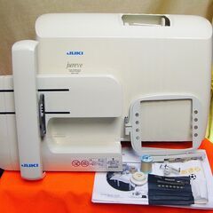 【◆JUKI 刺しゅう機セットjureve 010+おまけ  】整備済_4 現品管理番号：s0923_001wの画像