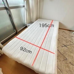 取引き先が決まりました【ニトリ】シングル脚付きボンネルコイルマットレスの画像