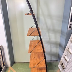 東Z21 壁面 ハイタイプラック  シェルフ オープンラック 木製の画像