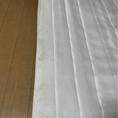 【無料】脚付きマットレス ダブル ベッドの画像