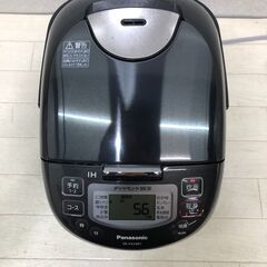 動作美品　SR-FX109Y Panasonic パナソニック IH 炊飯器 炊飯ジャー 5.5合炊き 2019年製 ステンレスブラック【糸島市内 送料無料】 88243-2-002の画像