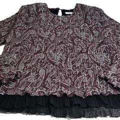 ■AOTION/ビロード風カットソー2着■ＵＳＥＤの画像
