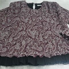 ■AOTION/ビロード風カットソー2着■ＵＳＥＤの画像