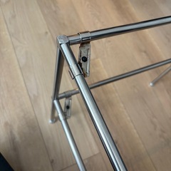 ガラス　ローテーブル　ブラックの画像
