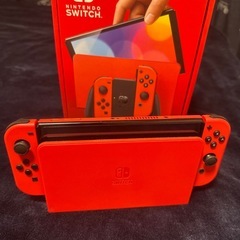 ニンテンドースイッチ　有機EL 赤の画像