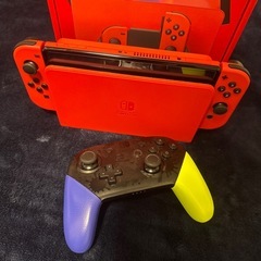 ニンテンドースイッチ　有機EL 赤の画像