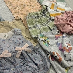 女の子用子供服まとめ売り90センチの画像