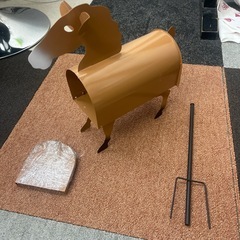 
馬型アメリカンポスト（郵便受け）