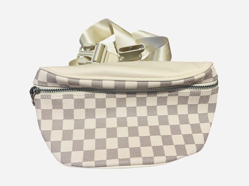 ルイヴィトン柄 ボディバッグ ベージュ・ホワイト