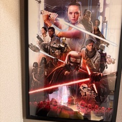 スターウォーズのポスター額縁セットの画像
