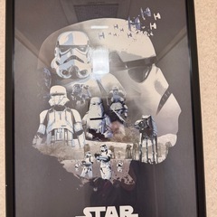 スターウォーズのポスター額縁セットの画像