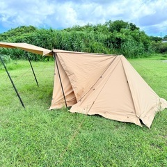 バンドック☆ソロベースex☆フロントウォール&二又ポール2本付☆人気の改良型☆の画像