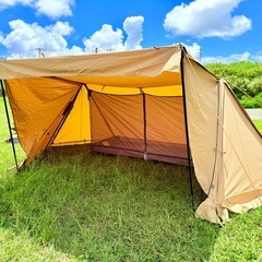 バンドック☆ソロベースex☆フロントウォール&二又ポール2本付☆人気の改良型☆の画像