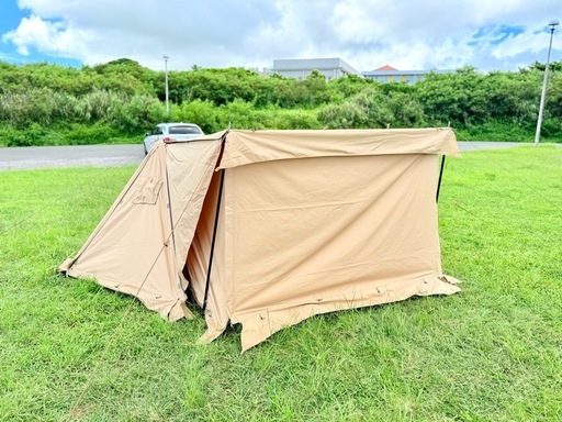 バンドック☆ソロベースex☆フロントウォール&二又ポール2本付☆人気の改良型☆