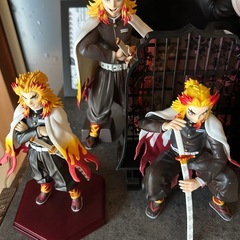 【本日受渡限定/値下多少対応】鬼滅の刃　煉獄杏寿郎フィギュアセットの画像