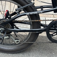 【美品】Hummer 折りたたみ自転車 極太タイヤの画像
