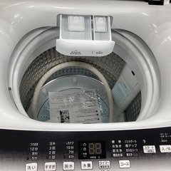 【安心半年保証付き】洗濯機 全自動洗濯機 Haier 5.5kg JW-U55HK 2021年製の画像
