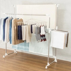 ニトリ　室内用物干しの画像