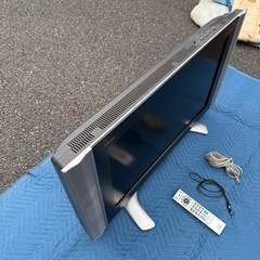 【無料】SHARP 32インチ　液晶カラーテレビ B-CAS・アンテナケーブル付き 即使用可能の画像
