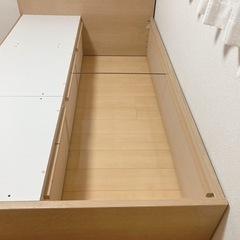 【9月中に売り切り！】期間限定⭐︎14,980円  ほぼ新品✨ニトリ セミダブルベッドフレームの画像